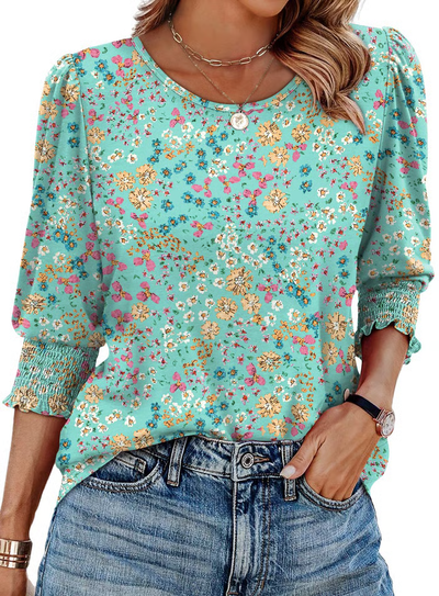 Kaela - Printed Charm Top