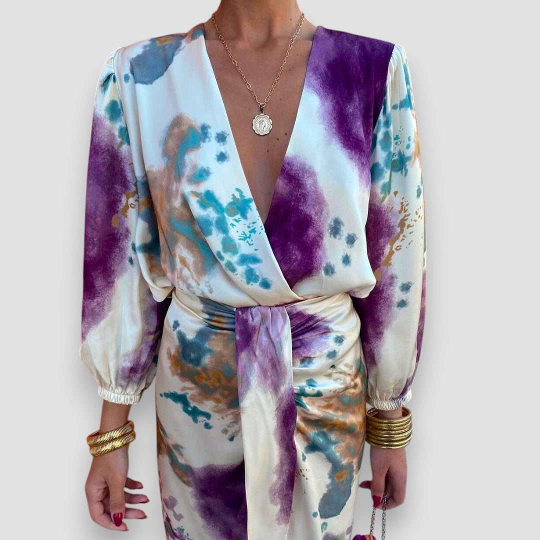 Larissa | Elegant Dress with V-Neck