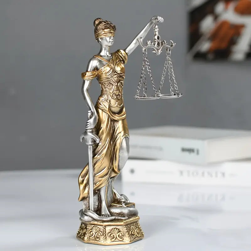 Lady Justice Sculpted Figurine