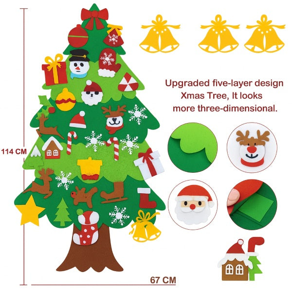 FeltPineTree™ | Christmas Tree Activity Set