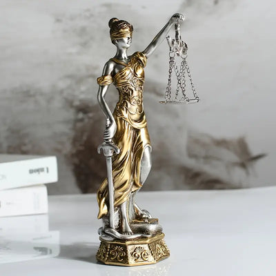 Lady Justice Sculpted Figurine