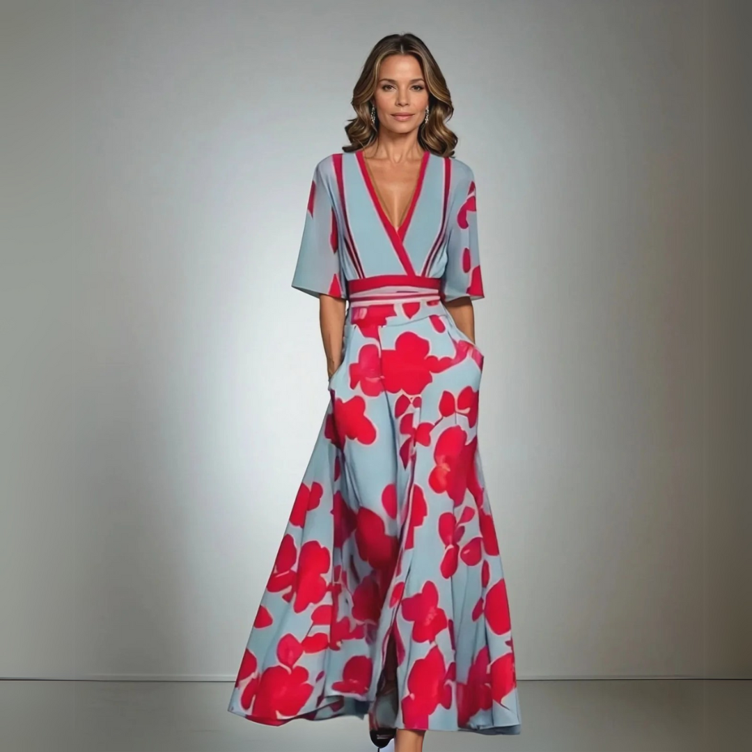 Jamie | Chic Floral Print Dress