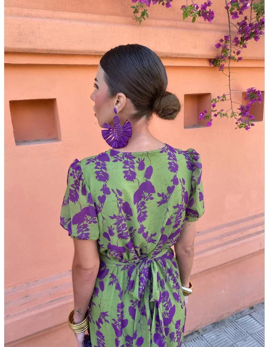 Rhiannon | Elegant Print Dress