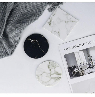 Vegan Leather Coaster Set