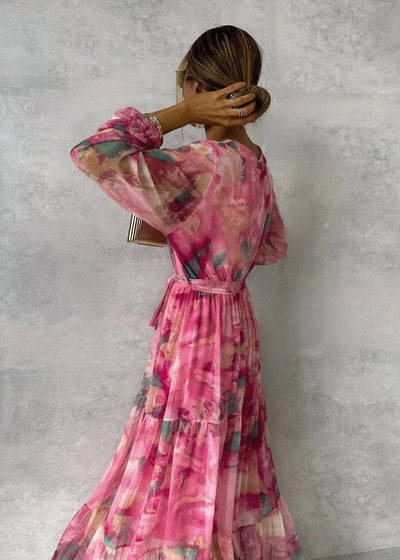 Meli | Floral Print Wrap Dress
