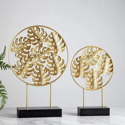 Leaf Decor Sculpture Figurines