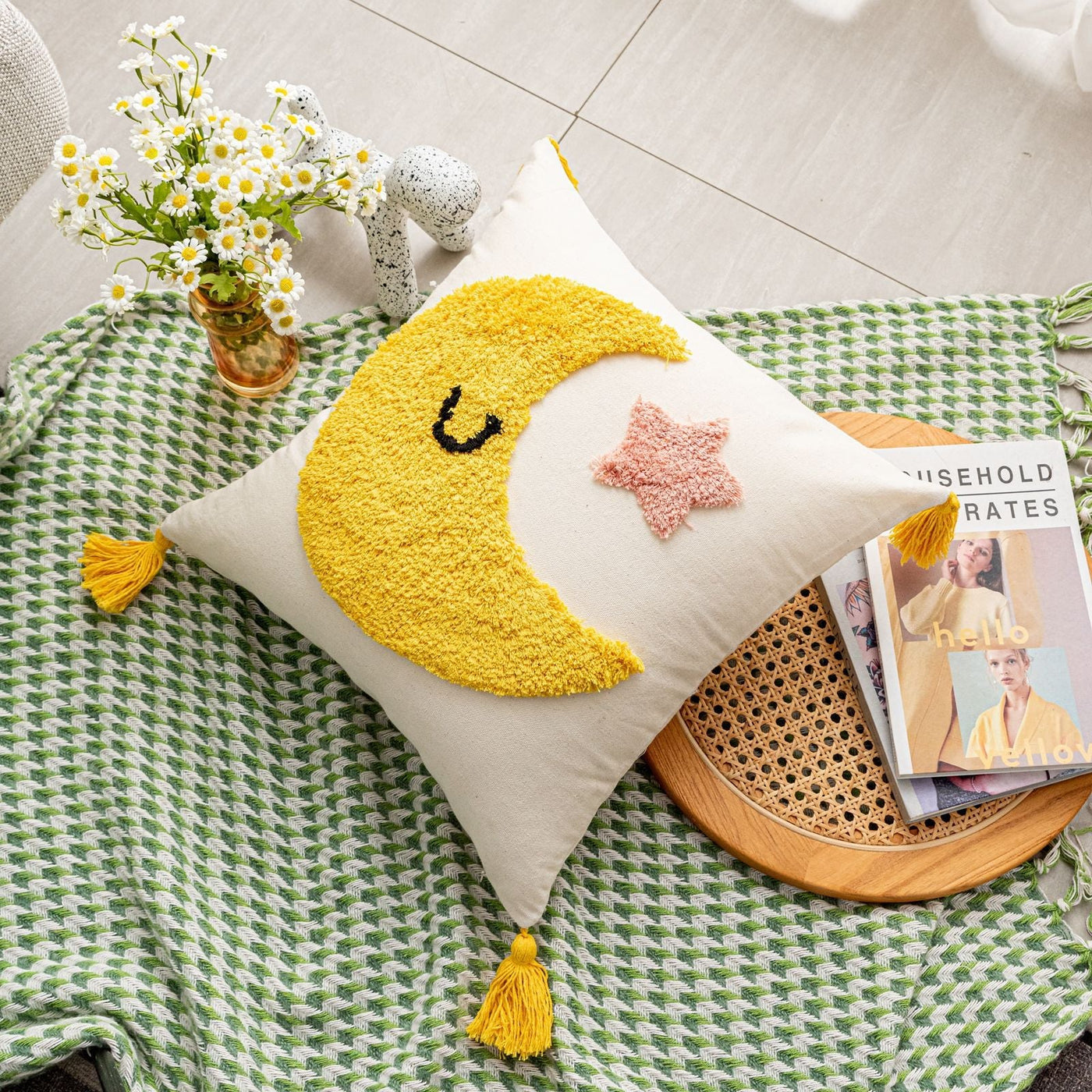 Liora Joy Tufted Pillow Cover