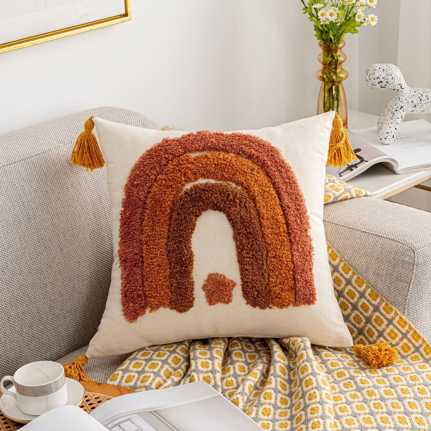 Liora Joy Tufted Pillow Cover