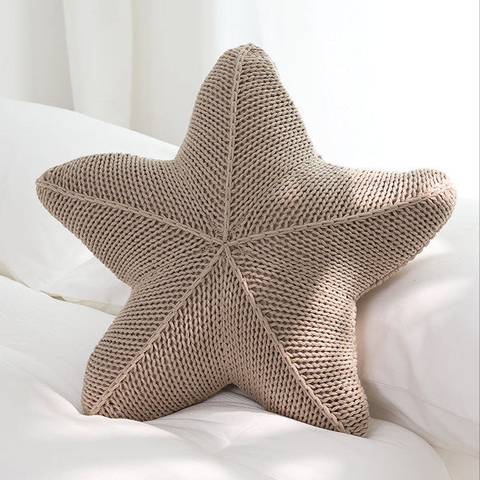 Caspian Knit Starfish Pillow