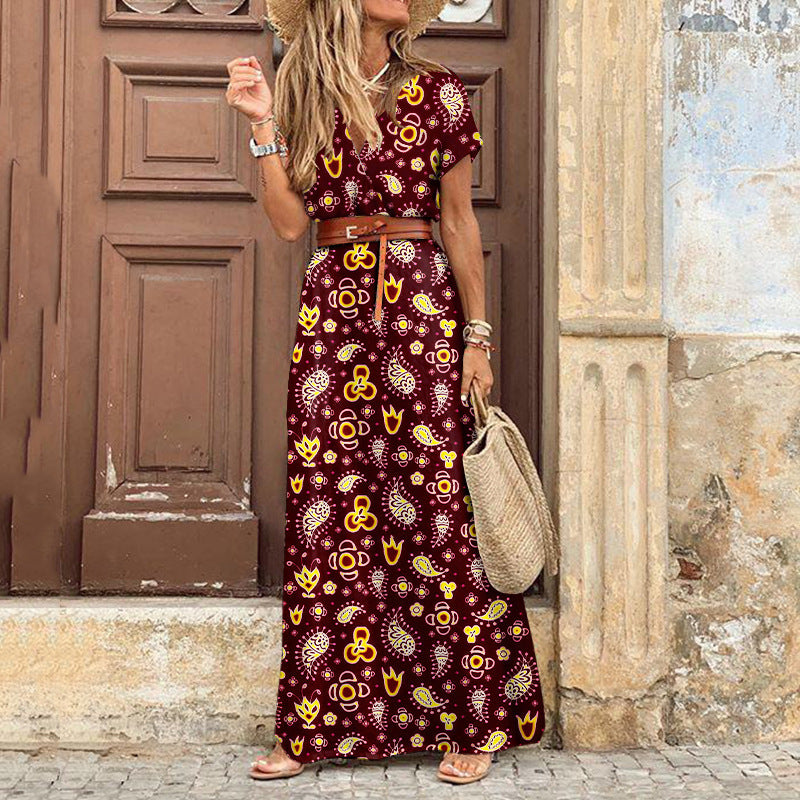 Martina | Elegant Bohemian Maxi Dress