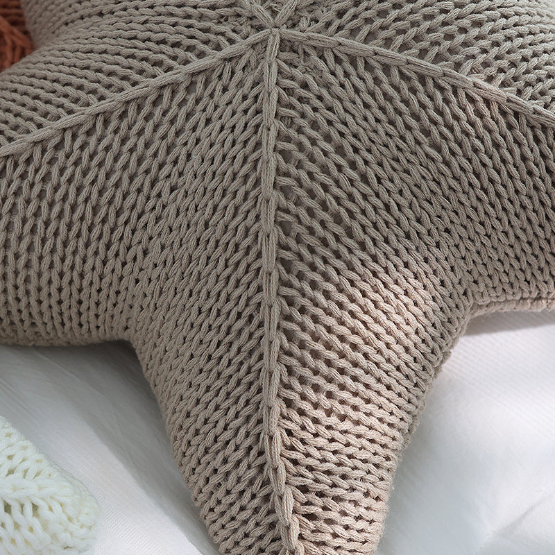 Caspian Knit Starfish Pillow