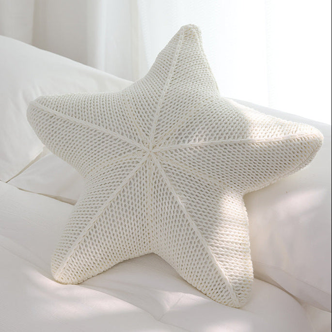 Caspian Knit Starfish Pillow