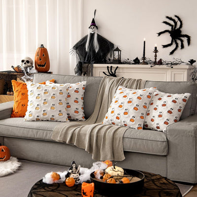Ghost & Pumpkin Pillow Case
