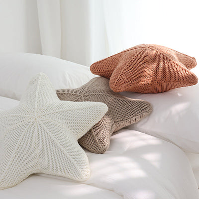 Caspian Knit Starfish Pillow