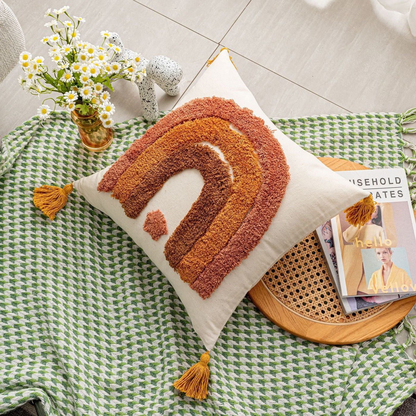 Liora Joy Tufted Pillow Cover