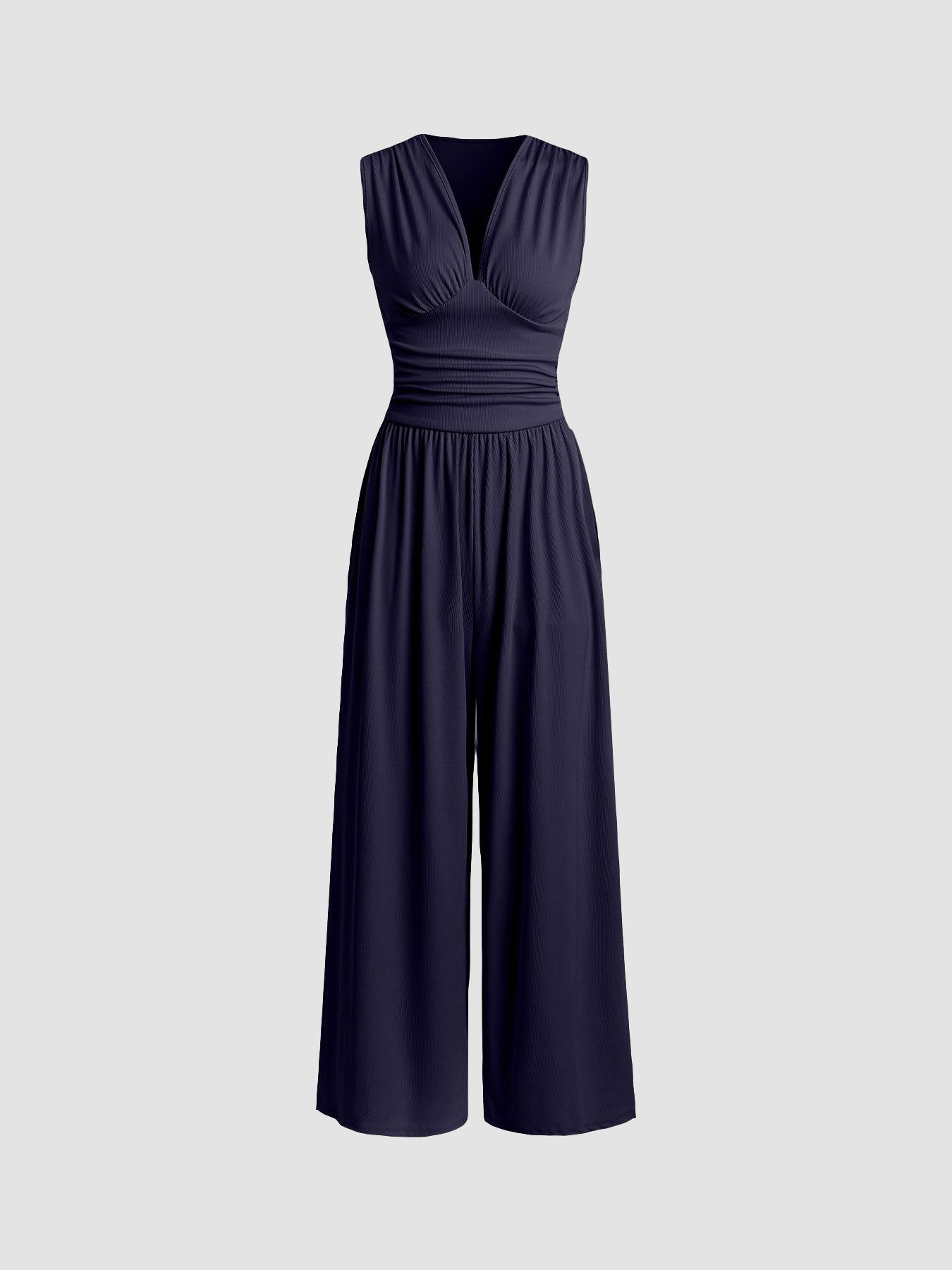Amelia™ – Chic Sleeveless Wide-Leg Jumpsuit