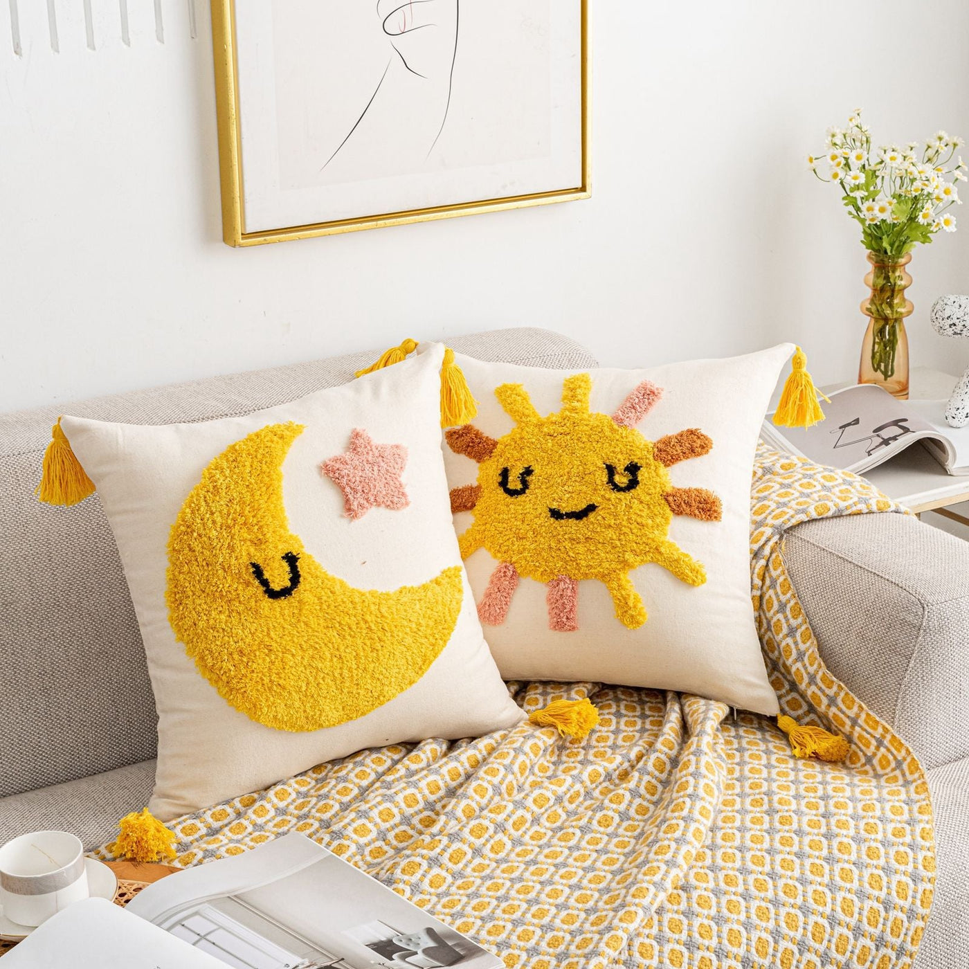 Liora Joy Tufted Pillow Cover