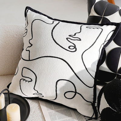 Noire Tactile Pillow Cover
