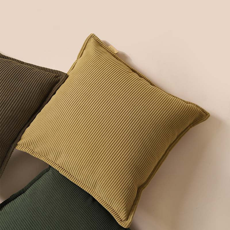 Muave Corduroy Throw Pillow