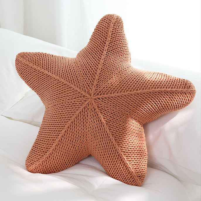 Caspian Knit Starfish Pillow