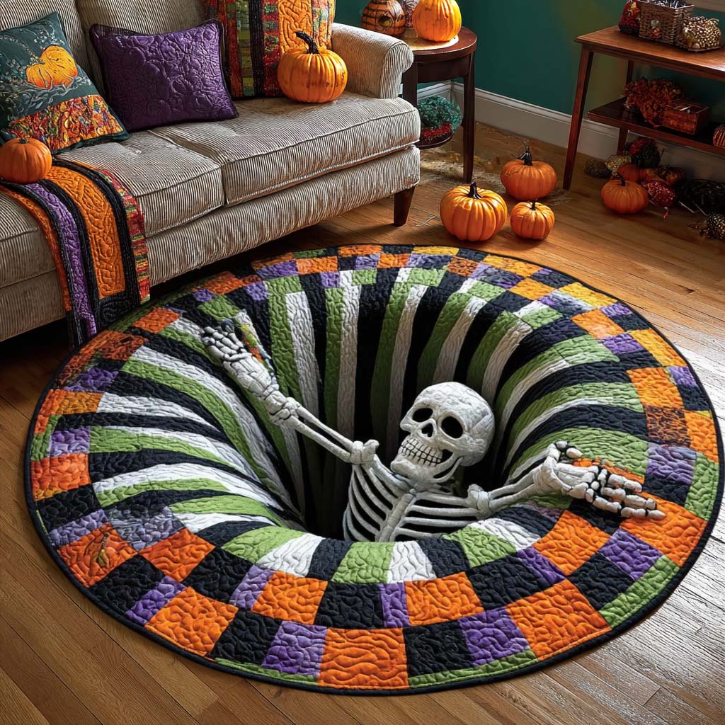 Skeleton Surprise 3D Rug