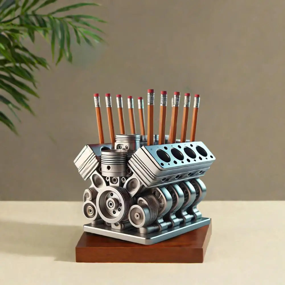 Horsepower V8 Engine Desk Organiser