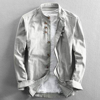 Hiroto Cotton-Linen Shirt