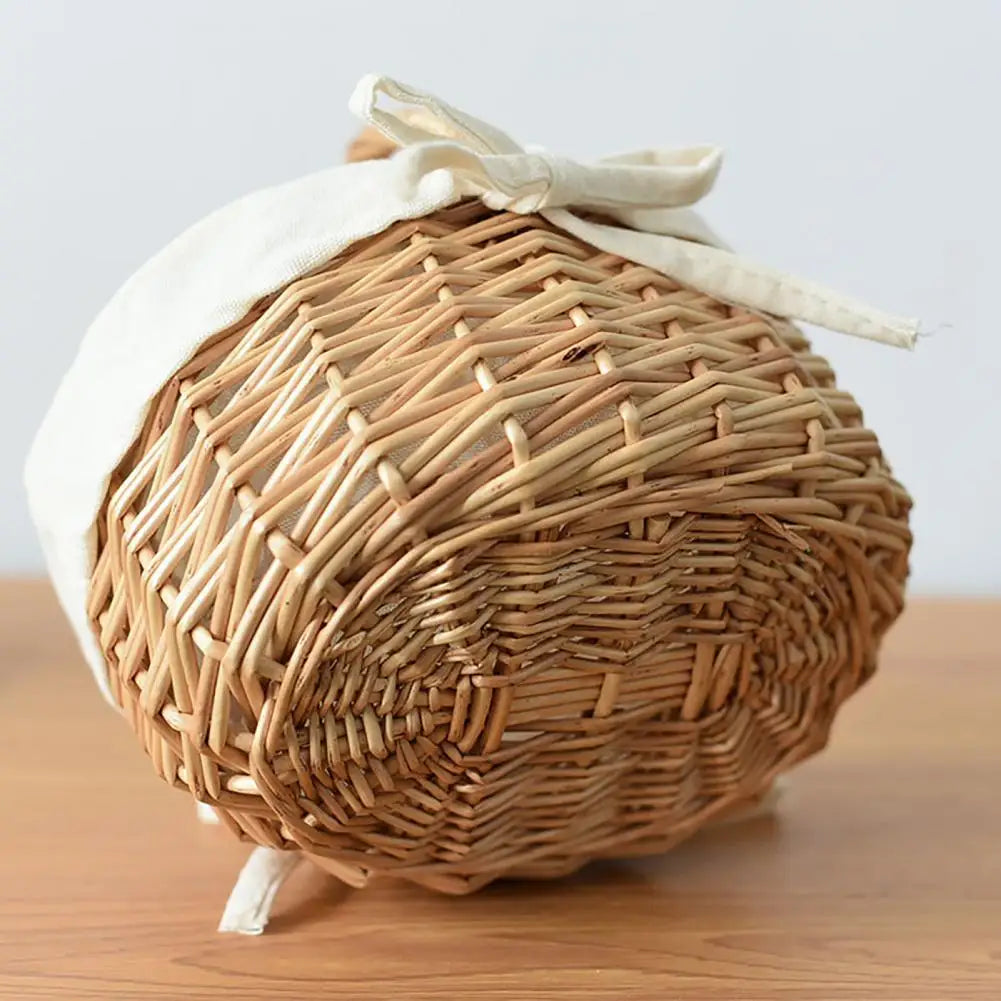 Elmwood Vintage Wicker Basket