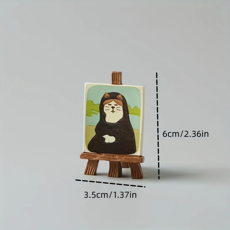 Meowna Lisa Figurine Set
