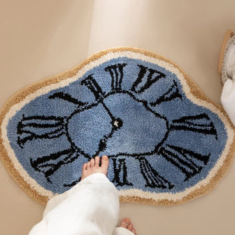 Infinity Clock Bath Mat
