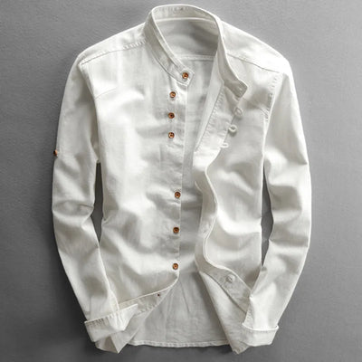 Hiroto Cotton-Linen Shirt