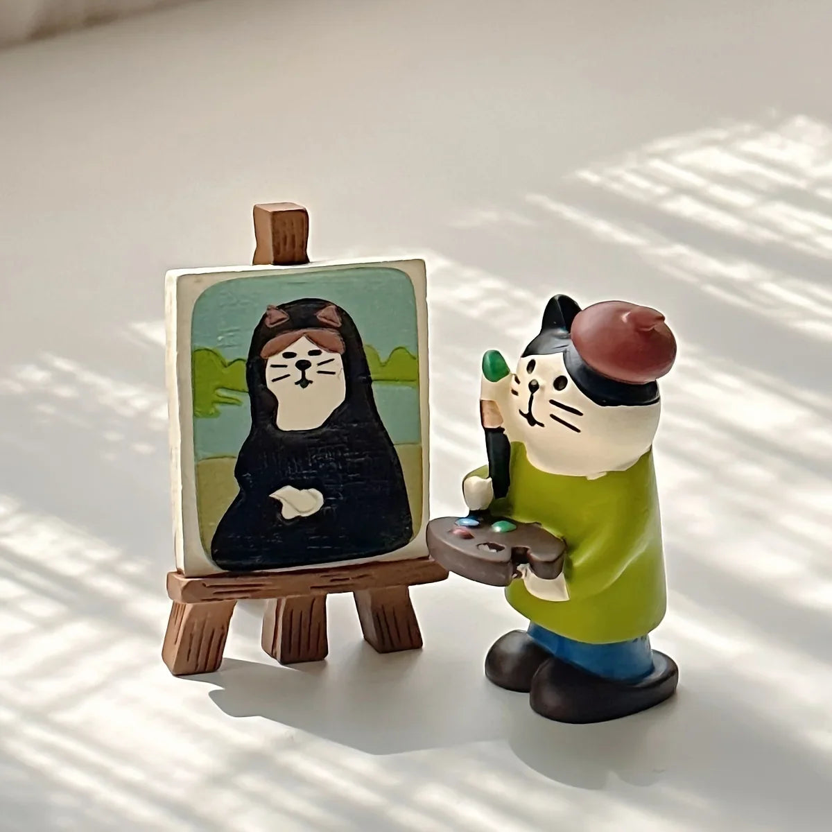 Meowna Lisa Figurine Set