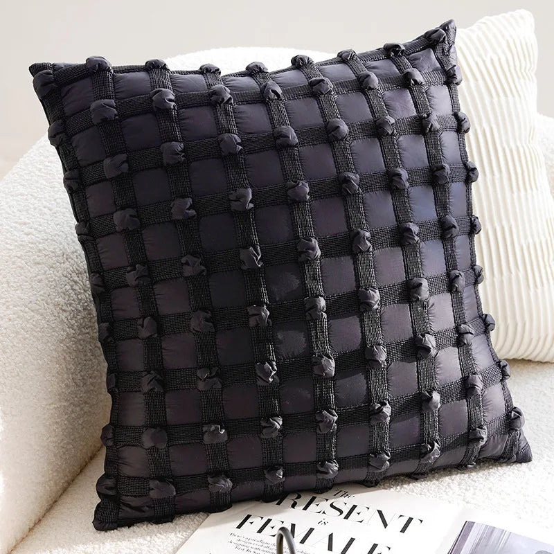 Noire Tactile Pillow Cover