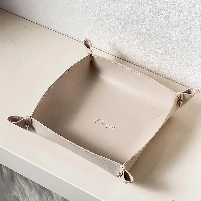 Camden Leather Decorative Tray