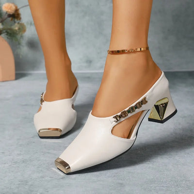 Marciana Metal Toe Heels