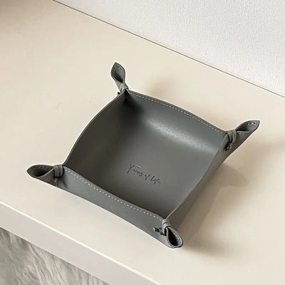 Camden Leather Decorative Tray