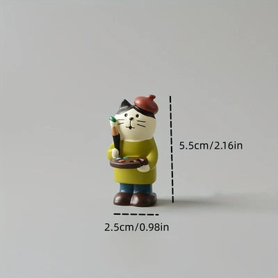 Meowna Lisa Figurine Set