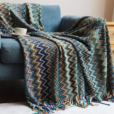 Boho Pattern Throw Blanket