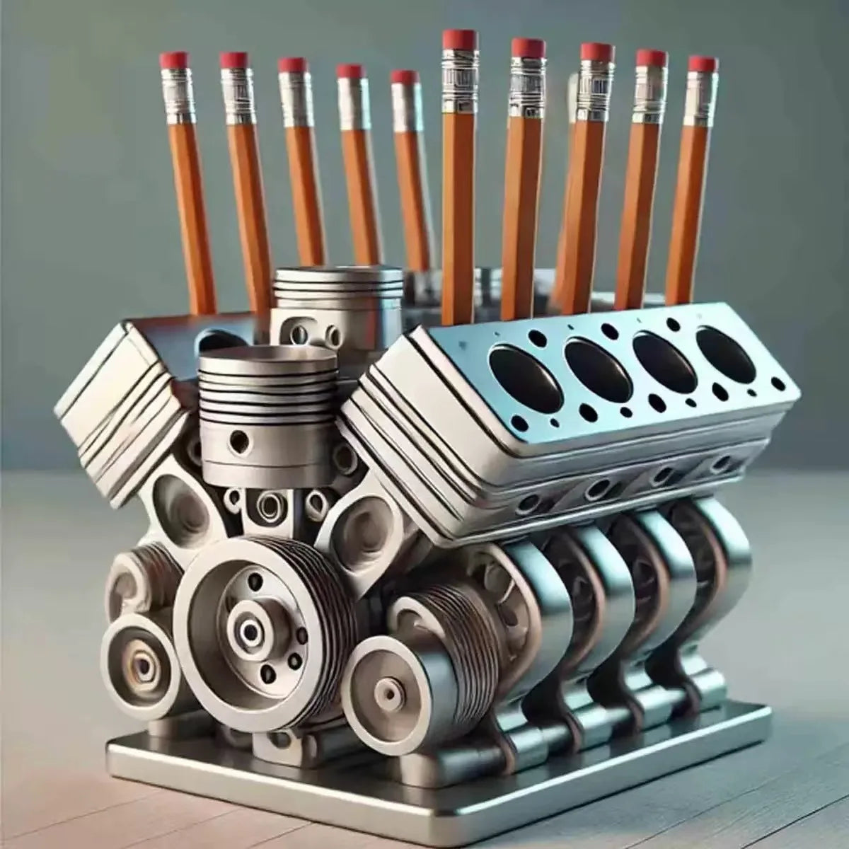Horsepower V8 Engine Desk Organiser
