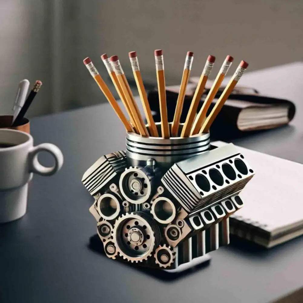 Horsepower V8 Engine Desk Organiser