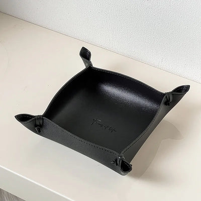 Camden Leather Decorative Tray