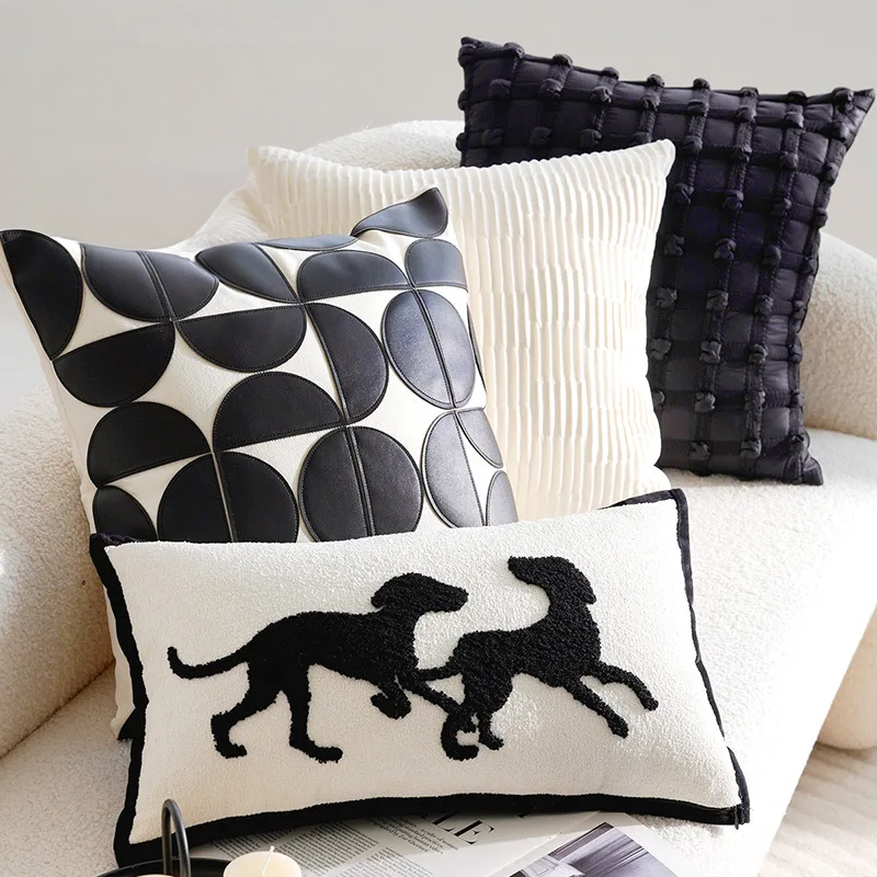 Noire Tactile Pillow Cover