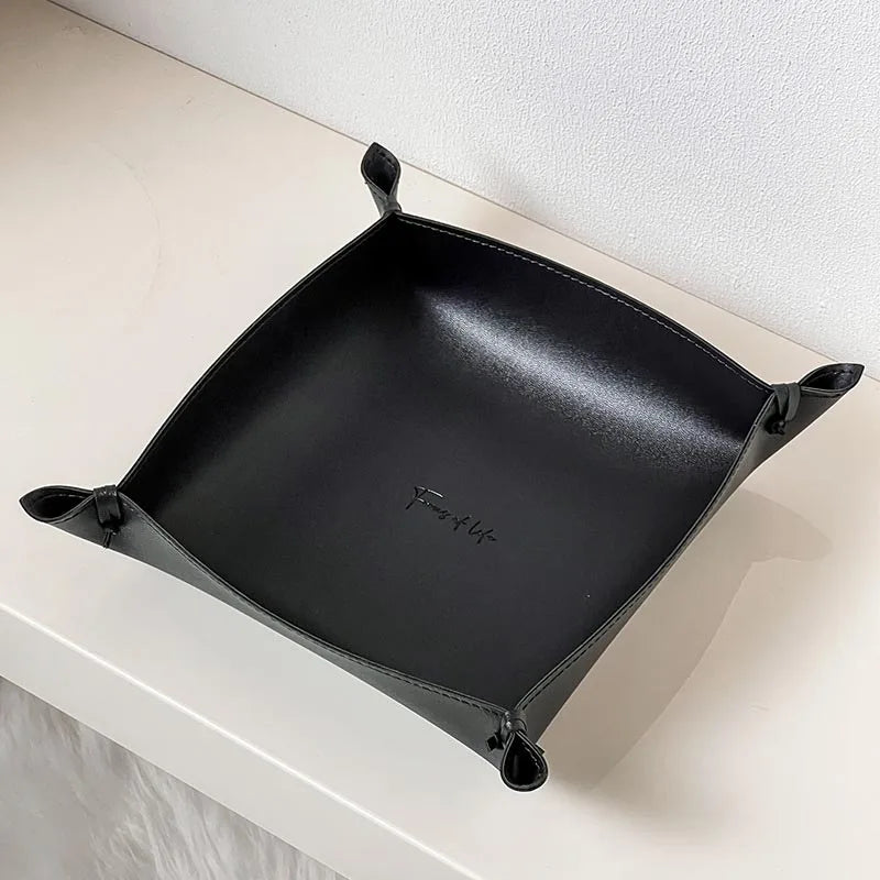 Camden Leather Decorative Tray