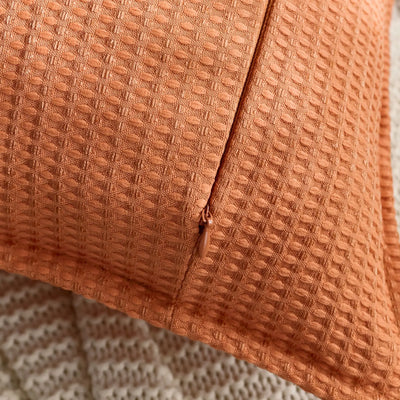 Waffle Textured Pillow Cover