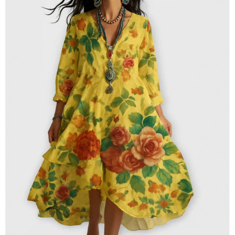 Aurora Sunlit Floral Dress