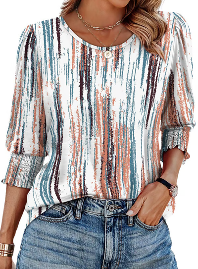 Kaela - Printed Charm Top