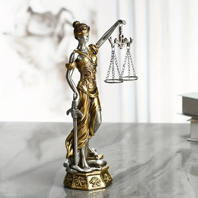 Lady Justice Sculpted Figurine