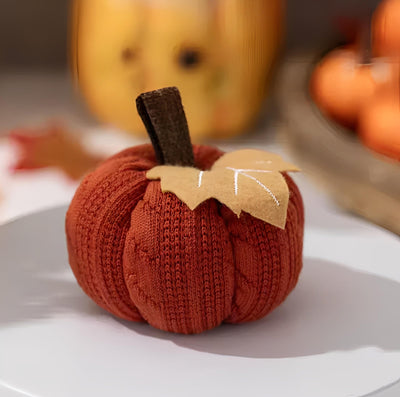 Harvest Knit Pumpkins