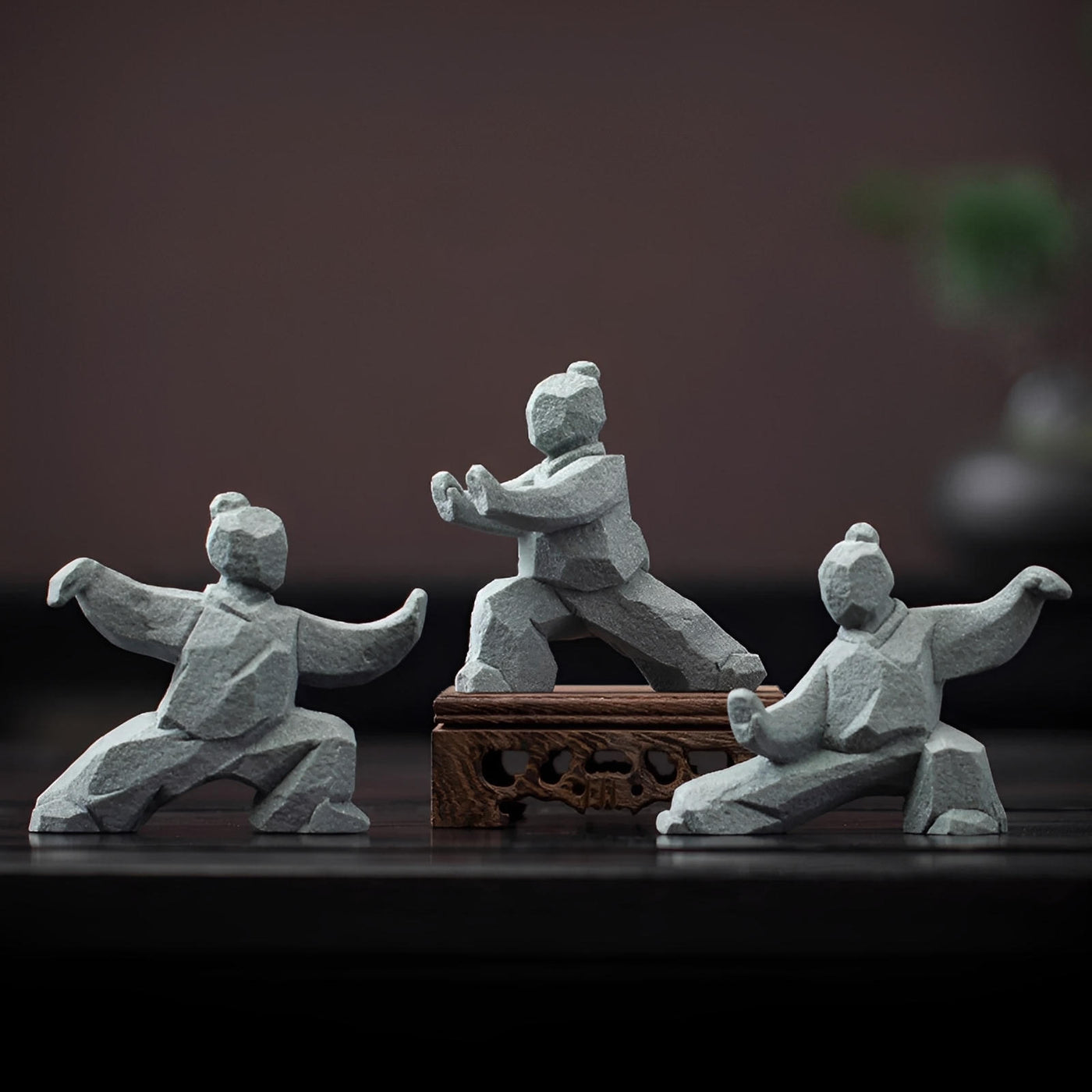 Wushu Flow Stone Figurines