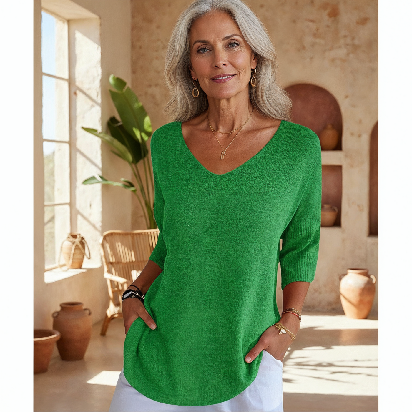 Azure - Relaxed Elegant Top